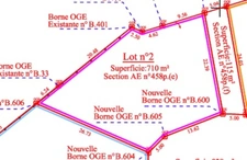 Terrain à vendre de 710,00 m² LE PALAIS SUR VIENNE (87)