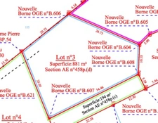 Terrain à vendre de 881,00 m² LE PALAIS SUR VIENNE (87)