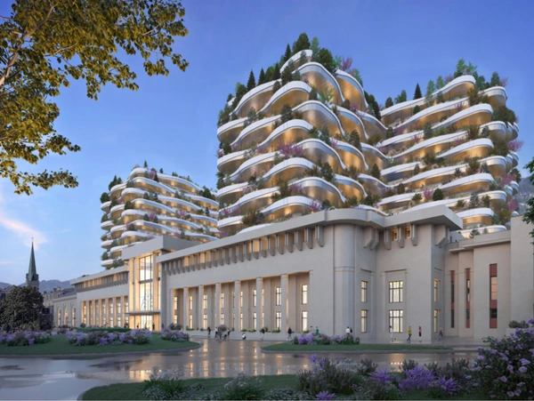Appartement à vendre 3 pièces en dernier étage,Le parfait équilibre entre espace, nature et modernité AIX LES BAINS (73)
