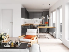 Dpt Ain (01), à vendre BOURG EN BRESSE appartement T2 de 42,69 m² - Terrain de 0  