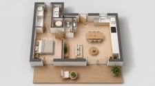 Timber frame house for sale, 2 rooms, 51 m², BLETTERANS (39)