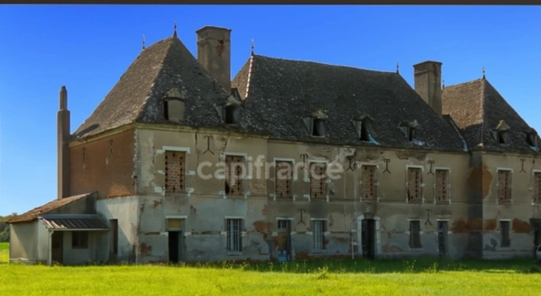 Château du XVIe Siècle au coeur de la Bourgogne à Restaurer - Idéal pour Investisseurs