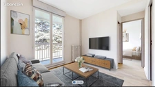 Renovated 5-room family apartment with large balcony – Tree-lined residence – Lyon 9th arrondissement, Saint-Rambert