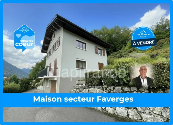 Maison avec 2 appartements indépendants + sous-sol complet – Secteur Faverges (74)