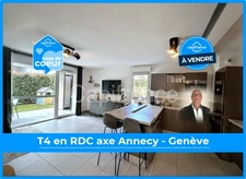 Modern 4-room apartment, private parking, garage available, on the Annecy – Geneva axis (74)