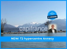 Appartement T2/T3 65m², cave, garage possible, hypercentre ANNECY (74)