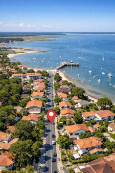 Andernos-les-bains- Terrain viabilisé 400 m² – 240 m² constructibles – Piscine possible