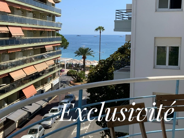 Dpt Alpes Maritimes (06), à vendre JUAN LES PINS appartement T1  vue mer