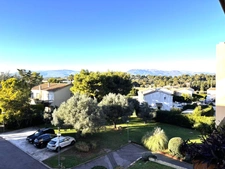 Apartment for sale, studio with sea view, garage, cellar, ANTIBES (06)