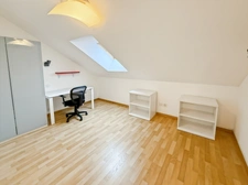 Beautiful penthouse apartment, 68m2 of floor space, with balcony - 2 bedrooms, sold with cellar, garage and outdoor parking in the village centre