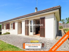 Maison Plain Pieds élevée sur sous sol de 94 m² - 3 Chambres - 5 Pièces - Garage - Terrain 634 m² - 87190 MAGNAC LAVAL 