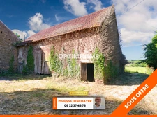 GRANGE en PIERRE de 170 M² sur terrain 3075 m² -  SAINT HILAIRE LA TREILLE (87)