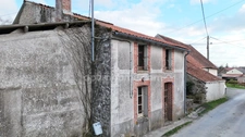 Ensemble 2 maisons mitoyennes à réhabiliter + Grange + Terrain 417 m²- Dompierre les Eglises 87190