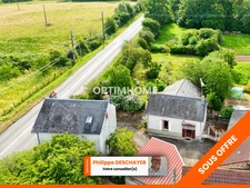 MAISON PLAIN PIED 2 Chambres - 77  m² + MAISON 3 niveaux - 3 Chambres - 82 m² - GARAGE et DEPENDANCES - terrain 1700 m² environ  MAGNAC LAVAL (87190)