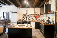 Maison de charme  de 104 m² - 4 pièces - 3 chambres ave cour et garage -  MAGNAC LAVAL (87)