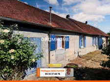 EXCLUSIVITE - Ensemble 2 MAISONS à finir de Rénover - Grange 44 m² - TERRAIN 4495 m² - CROMAC 87160