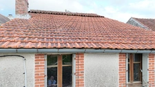 Ensemble 2 maisons mitoyennes à réhabiliter + Grange + Terrain 417 m²- Dompierre les Eglises 87190