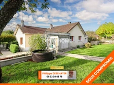 Maison 88 m² sur Sous Sol avec Accès Plain Pieds - 5 pièces - 3 Chambres - Terrain 752 m² -MAGNAC LAVAL (87)