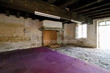 Ensemble 2 maisons mitoyennes à réhabiliter + Grange + Terrain 417 m²- Dompierre les Eglises 87190