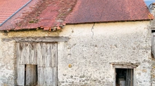 Ensemble 2 maisons mitoyennes à réhabiliter + Grange + Terrain 417 m²- Dompierre les Eglises 87190