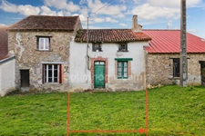 Ensemble 2 maisons mitoyennes à réhabiliter + Grange + Terrain 417 m²- Dompierre les Eglises 87190