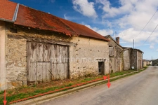 Ensemble 2 maisons mitoyennes à réhabiliter + Grange + Terrain 417 m²- Dompierre les Eglises 87190