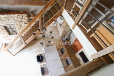Maison en Pierre de 140 m² environ - 5 Pièces -3 Chambres + Grange sur terrain de 941 m² - CROMAC (87)
