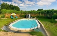 Maison contemporaine de Plain Pieds de 107 m² avec Piscine - 6 Pièces - 4 Chambres - Garage - Carport - Terrain 3525 m² - DROUX (87190)
