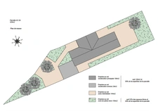 Landscaped land for sale in Sartrouville 