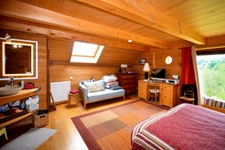 A vendre sur 2,4 ha en pleine nature 1 Chalet Rénové + 1 ancien chalet à réhabiliter