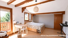 Chalet avec vue panoramique, piscine chauffée et T2 indépendant
