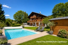 Chalet avec vue panoramique, piscine chauffée et T2 indépendant