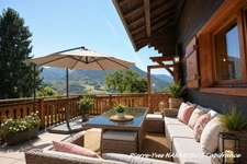 Chalet avec vue panoramique, piscine chauffée et T2 indépendant