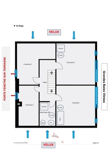 A vendre sur 2,4 ha en pleine nature 1 Chalet Rénové + 1 ancien chalet à réhabiliter