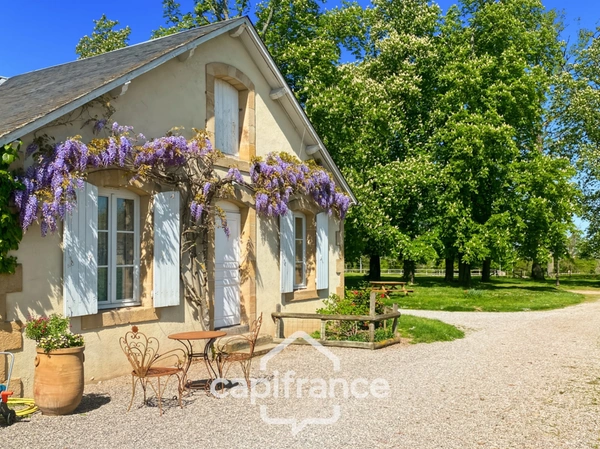 Château, installation équestre (haras) à vendre au coeur du bocage bourbonnais - Maison de gardien, club house, maison des cavaliers, boxes, écuries - Terrain de 40 hectares