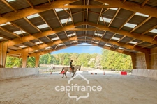 Château and equestrian facilities (stud farm) for sale in the heart of the Bourbonnais countryside - Caretaker's house, clubhouse, riders' house, stalls, stables - 40 hectares of land