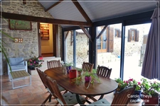 Dpt Creuse (23), à vendre proche Crozant maison de 3 chambres de 136 m2, véranda, garage, piscine, gîte de deux chambres - Terrain  6375m2