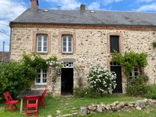 Dpt Creuse (23), à vendre  à Fleurat  maison de 4 pièces de 78 m2 - Grange attenante et terrain de 1289 m2