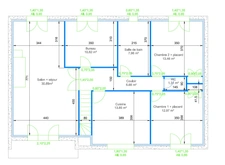 Maison familiale de 139 m², 4 chambres, bureau et 82 m2 de garage