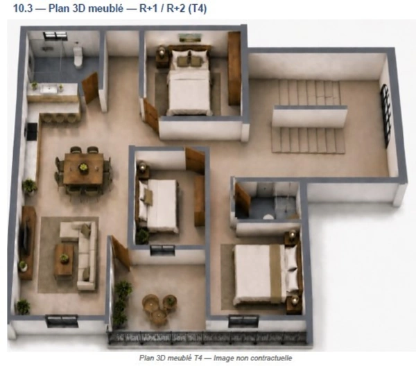 À VENDRE – Appartement T4 avec mezzanine au cœur de CAYENNE (973)