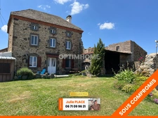 Charmante maison en pierre à la campagne avec grange