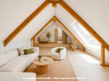 Appartement familial 5 pièces de 115 m² avec esprit maison au cœur d'Albens