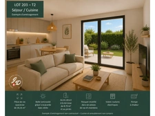 ENTRELACS (ALBENS) – T2 NEUF AVEC JARDIN PRIVATIF ET PARKING