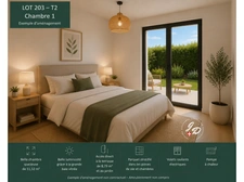 ENTRELACS (ALBENS) – T2 NEUF AVEC JARDIN PRIVATIF ET PARKING