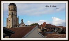 Maison de village 165 m² avec locaux commerciaux à vendre BAGE LE CHATEL (01) cour et appartement