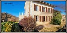 Maison à vendre 8 pièces REYSSOUZE (01) proche PONT DE VAUX 180 m², dépendance 150 m², carport 68 m², terrain clos 1690m²