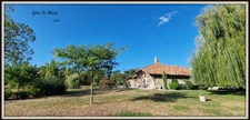 Longère property for sale, 313 m², 7 rooms, SAINT CYR SUR MENTHON (01). Outbuildings 550 m², swimming pool, 6.84 hectares