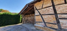 Longère property, 165 m², for sale, 6 rooms, Bage Dommartin (01), 4000 m² plot, outbuildings, potential, character