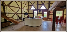 Longère property for sale, 313 m², 7 rooms, SAINT CYR SUR MENTHON (01). Outbuildings 550 m², swimming pool, 6.84 hectares