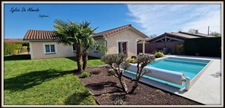 Maison plain-pied individuelle, piscine à vendre 5 pièces BAGE LA VILLE (01)135 m²